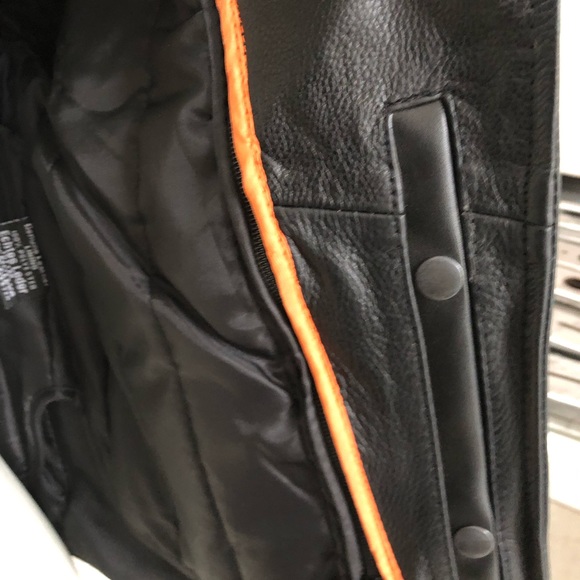 NWOT genuine leather motorcycle jacket - Picture 4 of 9